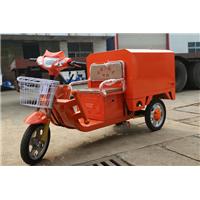 鄭州平板頭600L鐵皮箱垃圾清運車